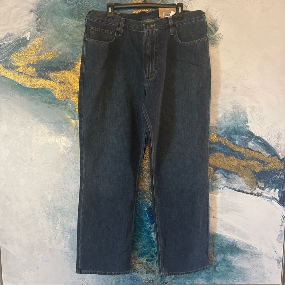 Carhart men’s blue jeans size 38x32 Relaxed Fit Holter Jeans
